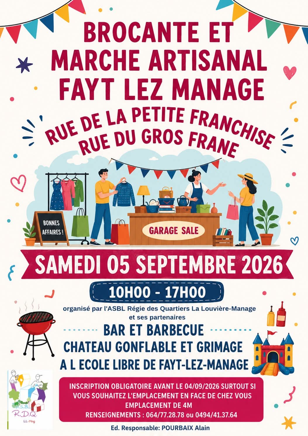 Brocante et Marché Artisanal de Fayt-lez-Manage